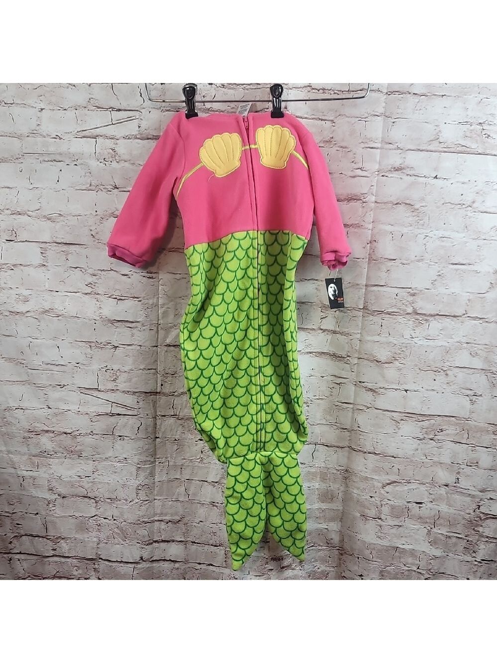 mermaid girls outfit 1 piece with hood one size fits most infant new nwt